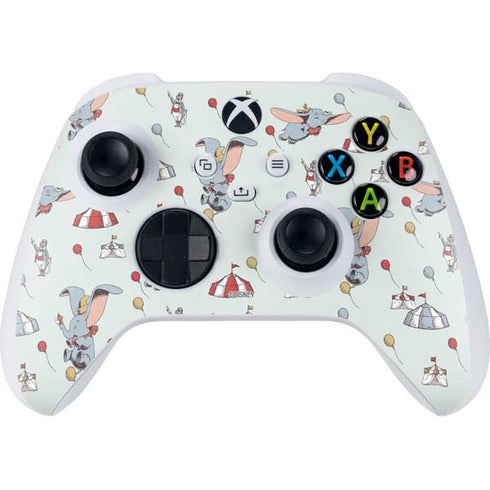 Disney Dumbo Vintage Pattern Xbox Series S Controller Skin